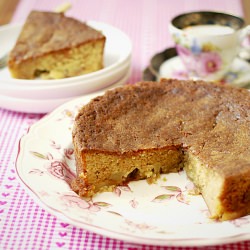 Spiced Apple Cake w/ Maple Syrup