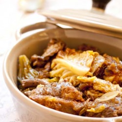 Veal w/ Mushrooms & Cabbage