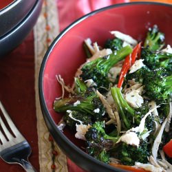 Chicken & Roasted Broccoli Salad