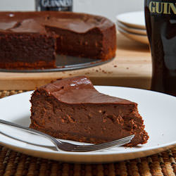 Guinness Chocolate Cheesecake