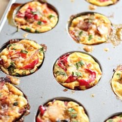 Vegetable & Bacon Fritatas