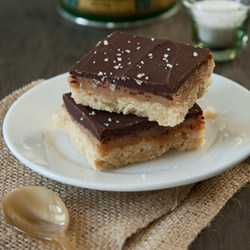 Chocolate and Caramel Slice Bars