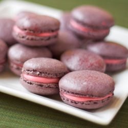 Lavender Rose Macarons