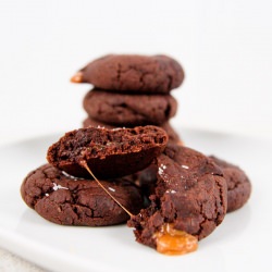 Chocolate Caramel Cookies
