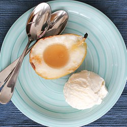Honey-Glazed Roasted Pears