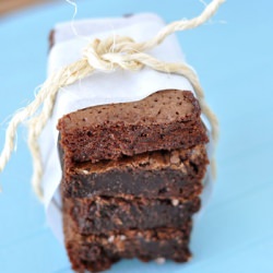 Deep, Dark Chocolate Brownies