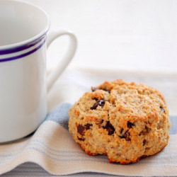 Chocolate and Hazelnut Scone