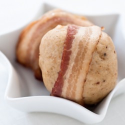 Bacon-Wrapped Matzo Balls