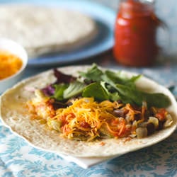 Homemade Chicken Burritos
