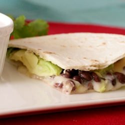 Black Bean and Avocado Quesadillas