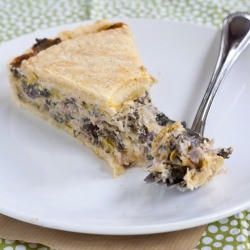 Tart with Leeks and Greens