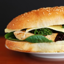 Sesame Seeded Sandwich Rolls