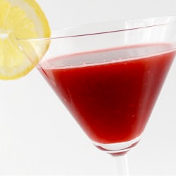 Minty Raspberry-Lemonade Cocktail