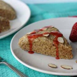 Toasted Almond Brown Sugar Scones