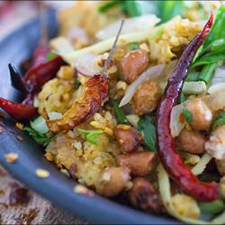 Salad of Curried Rice Croquettes