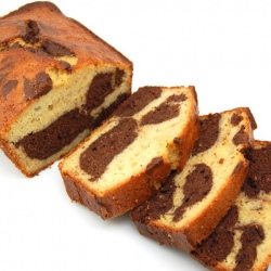 Black and White Banana Loaf