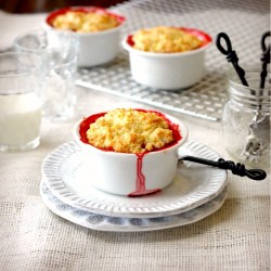 Strawberry Rhubarb Cobbler