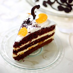 Chocolate-Tangerine Cake