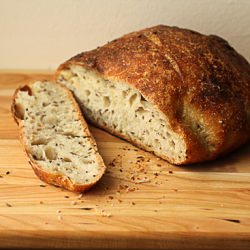 Roasted Garlic & Caraway Bread