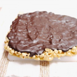 Salted Chocolate Peanut Brittle