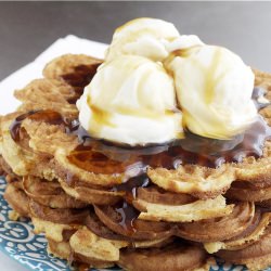Waffles and Ice Cream