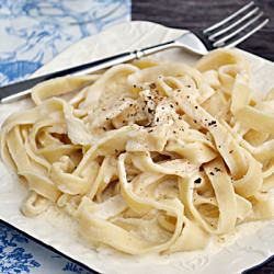Homemade Linguine with Whiskey Sauce