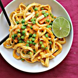 Ginger Pasta, Sweet-Potato Wasabi