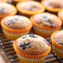 Very Berry and Honey Cornmeal Muffins