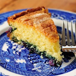 Blueberry Lemon Buttermilk Cake