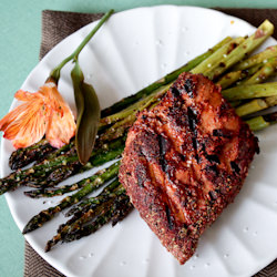 Grilled Blackened Tuna Steaks