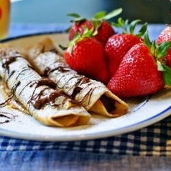 Nutella-Filled “Frenched Tortillas