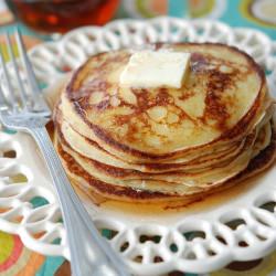 Orange Yogurt Pancakes