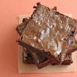 Cocoa Brownies with Browned Butter