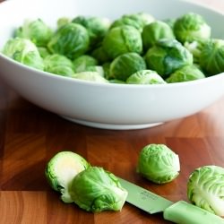 Roasted Brussel Sprouts w/Couscous