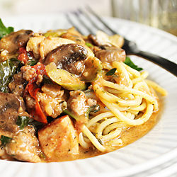 Chicken and Sausage Pasta