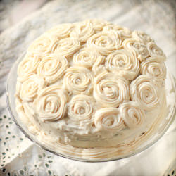 Taro Cake & Cream Cheese Frosting