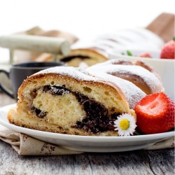 Yeast Meringue Coffee Cake