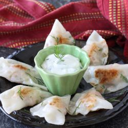 Smoked Salmon Pierogies