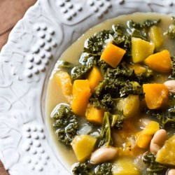 Kale, Squash, & White Bean Stew