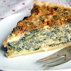 Nettle-Mushroom Pie