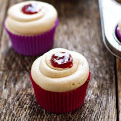 Peanut Butter & Jelly Cupcakes