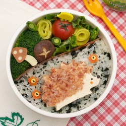 Fuzzy Hedgehog Bento