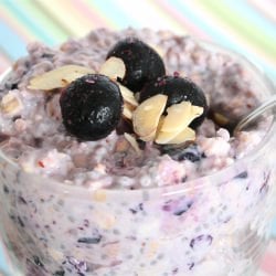 Swiss Oatmeal w/ Blueberries