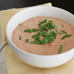 Tomato-Basil Parmesan Soup