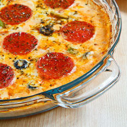 Hot Cheesy Pizza Dip
