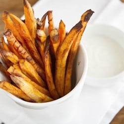 Baked Chipotle Sweet Potato Fries
