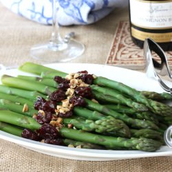 Asparagus w/ Hazelnuts