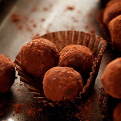 Chocolate Blueberry Truffles