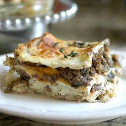 Marvelous Mushroom Lasagna