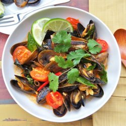 Mussels With Red Curry Paste